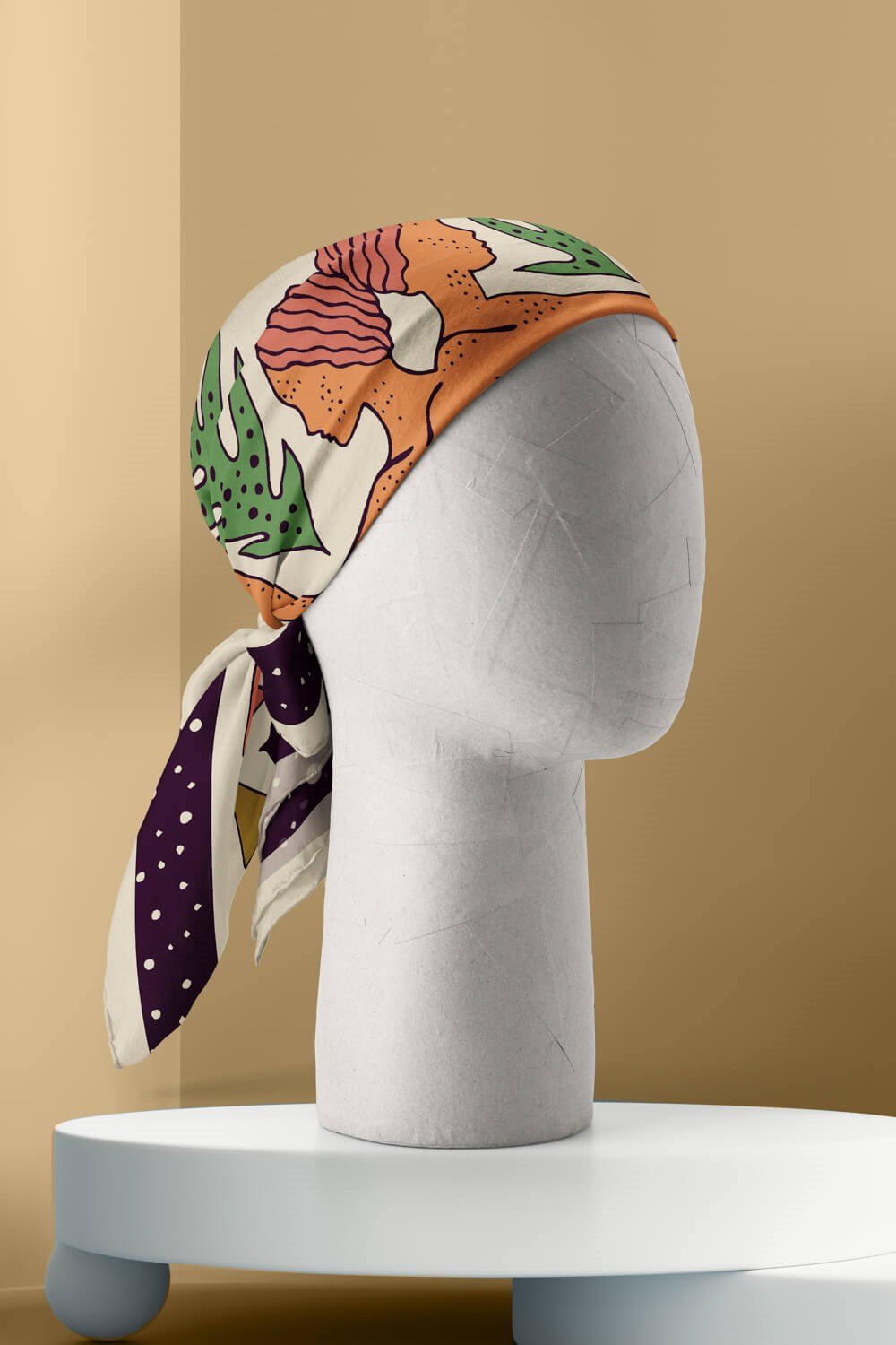 B37 Violla İkizler Burcu Bandana