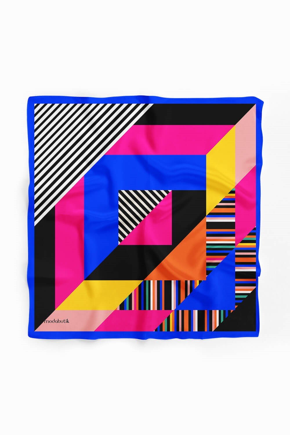 B4 Violla Geometrik Desenli Bandana