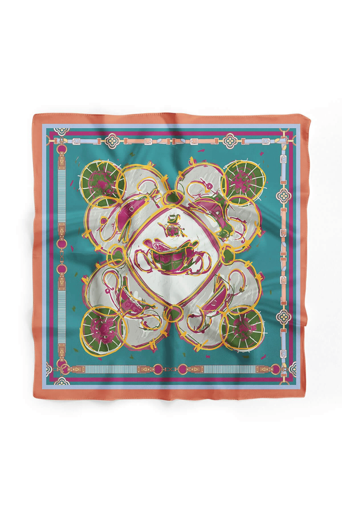 A69 ABSTRACT WATERCOLOR BANDANA