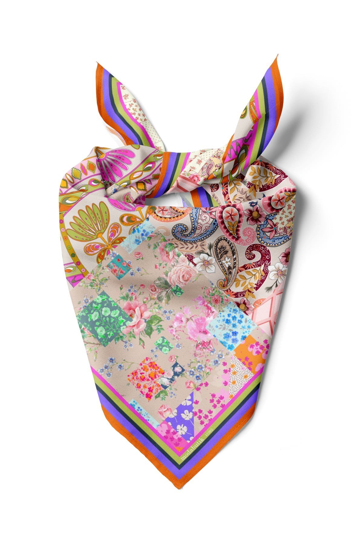 Violla F104 OTANTIK PATCHWORK BANDANA  DG11982