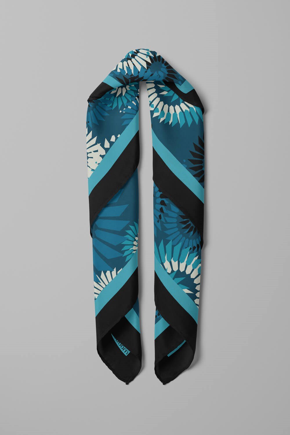 Violla F63 Kadın Yakamoz Desenli 50x50 Bandana HYL DG0846-22
