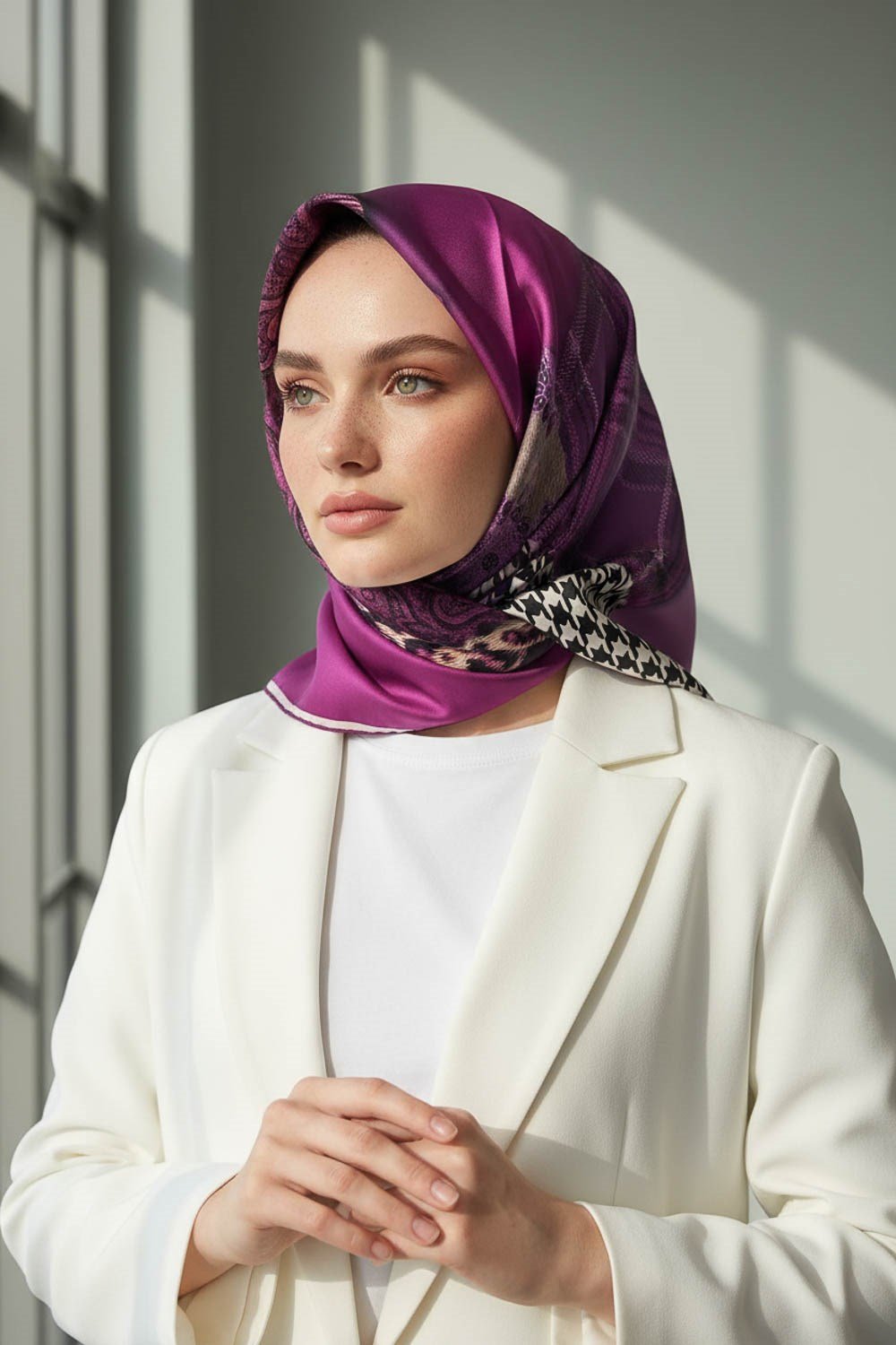 Twill İpek Eşarp