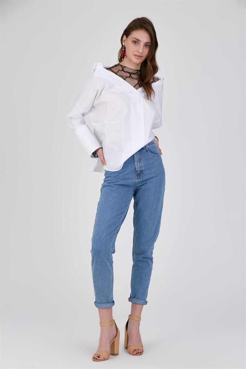 Ekru 18SB339 BLUZ