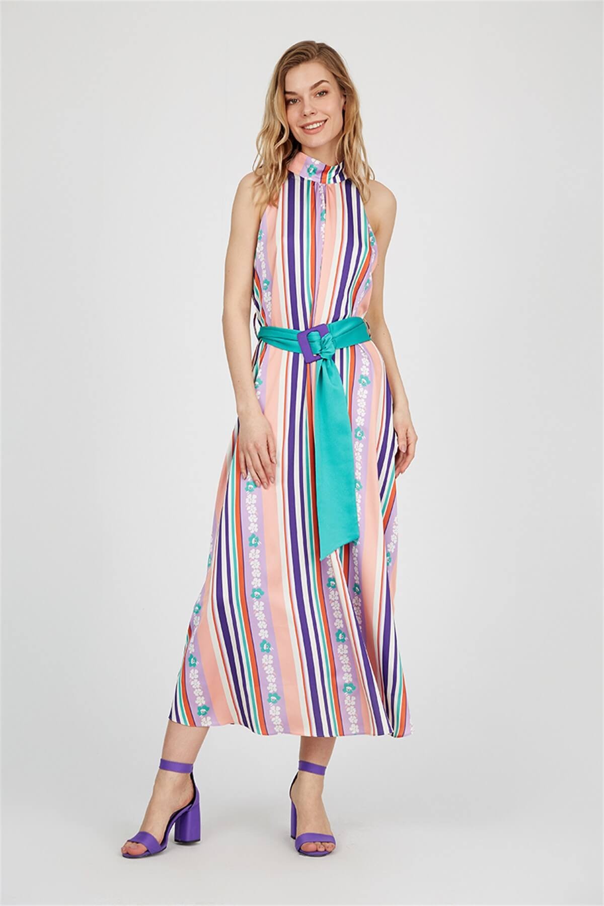 Lila-Mint 1OD2CEL0015 ELBİSE