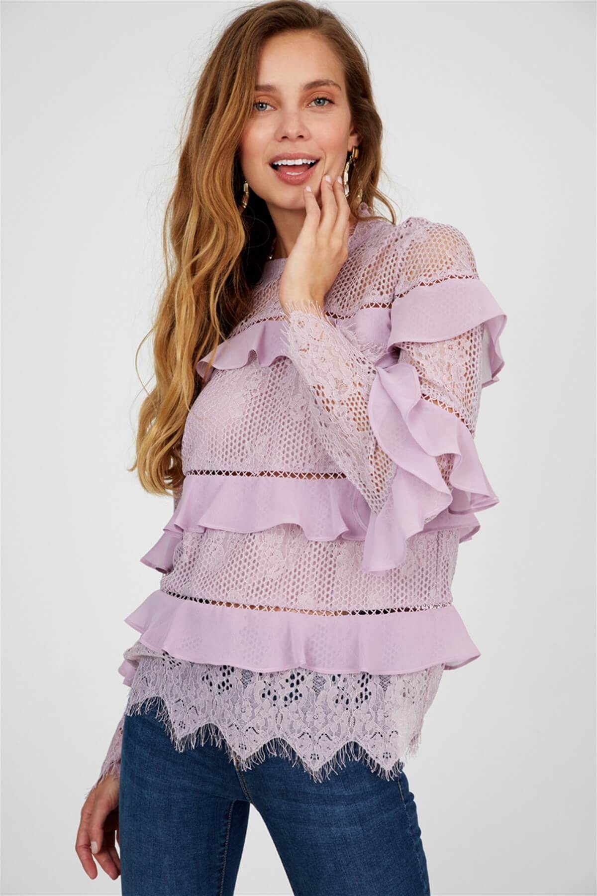 Lila 4OD2CBL0159 BLUZ