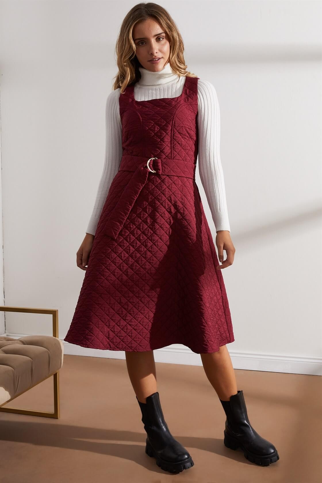 Bordo 1YB4CEL0842 ELBİSE