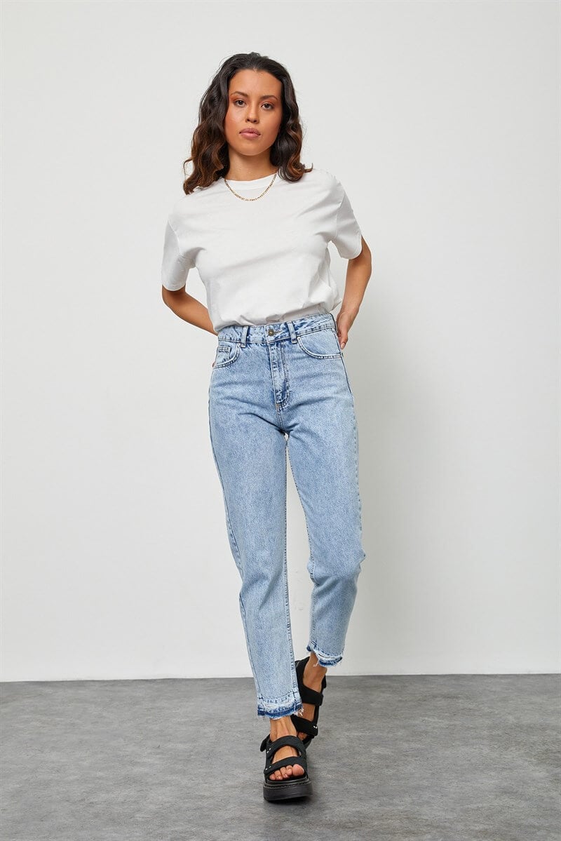 Buz Mavisi Mom JeanST060S20467002
