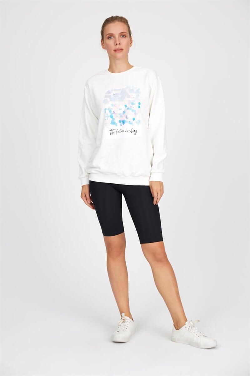 Ekru - Uzun Kol S-ShirtST050W7202701