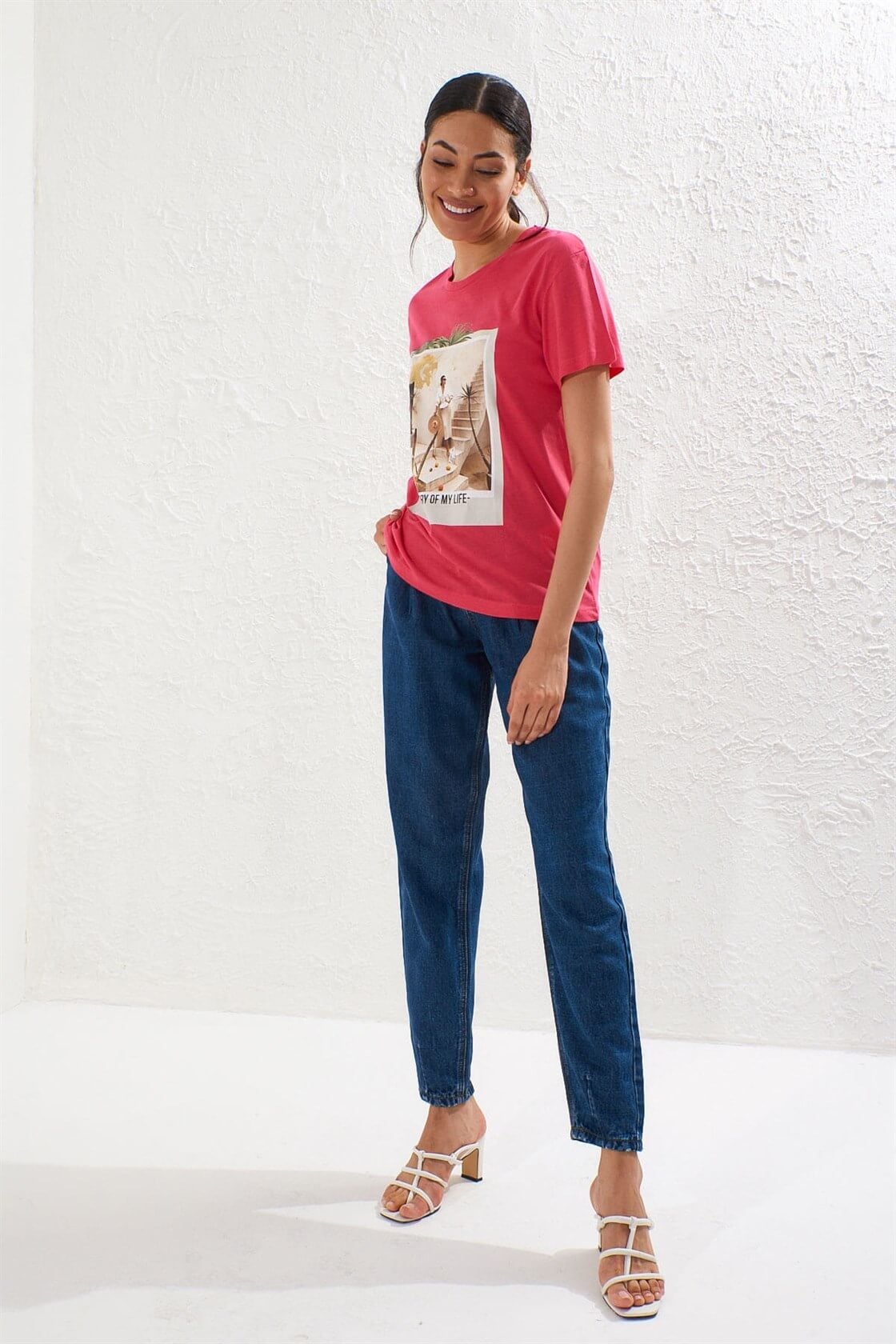 Fuşya 2YM2CTS0154 T-SHIRT
