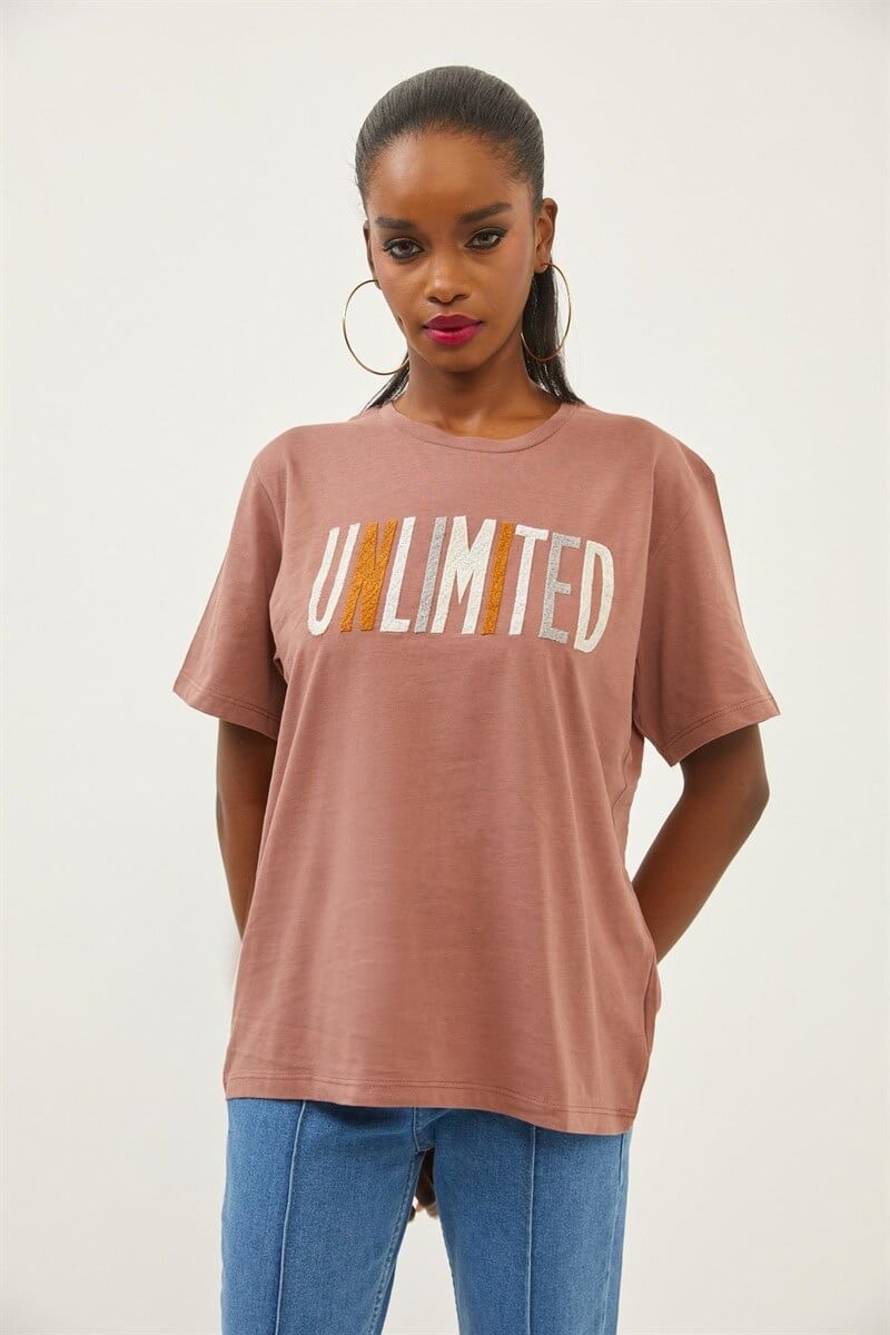 Kahve 2YI2CTS0283 T-SHIRT