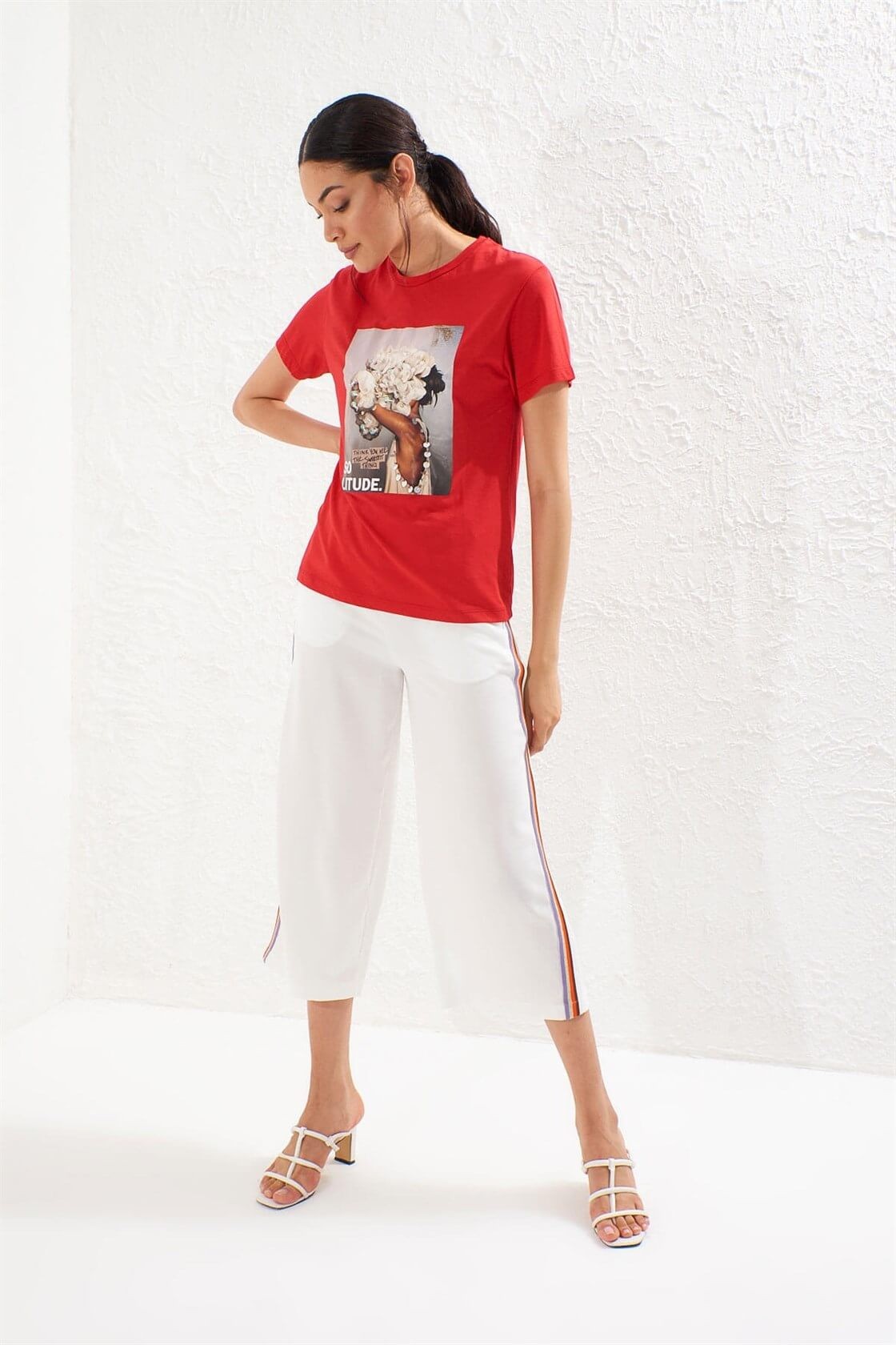 Kırmızı 2YM2CTS0130 T-SHIRT