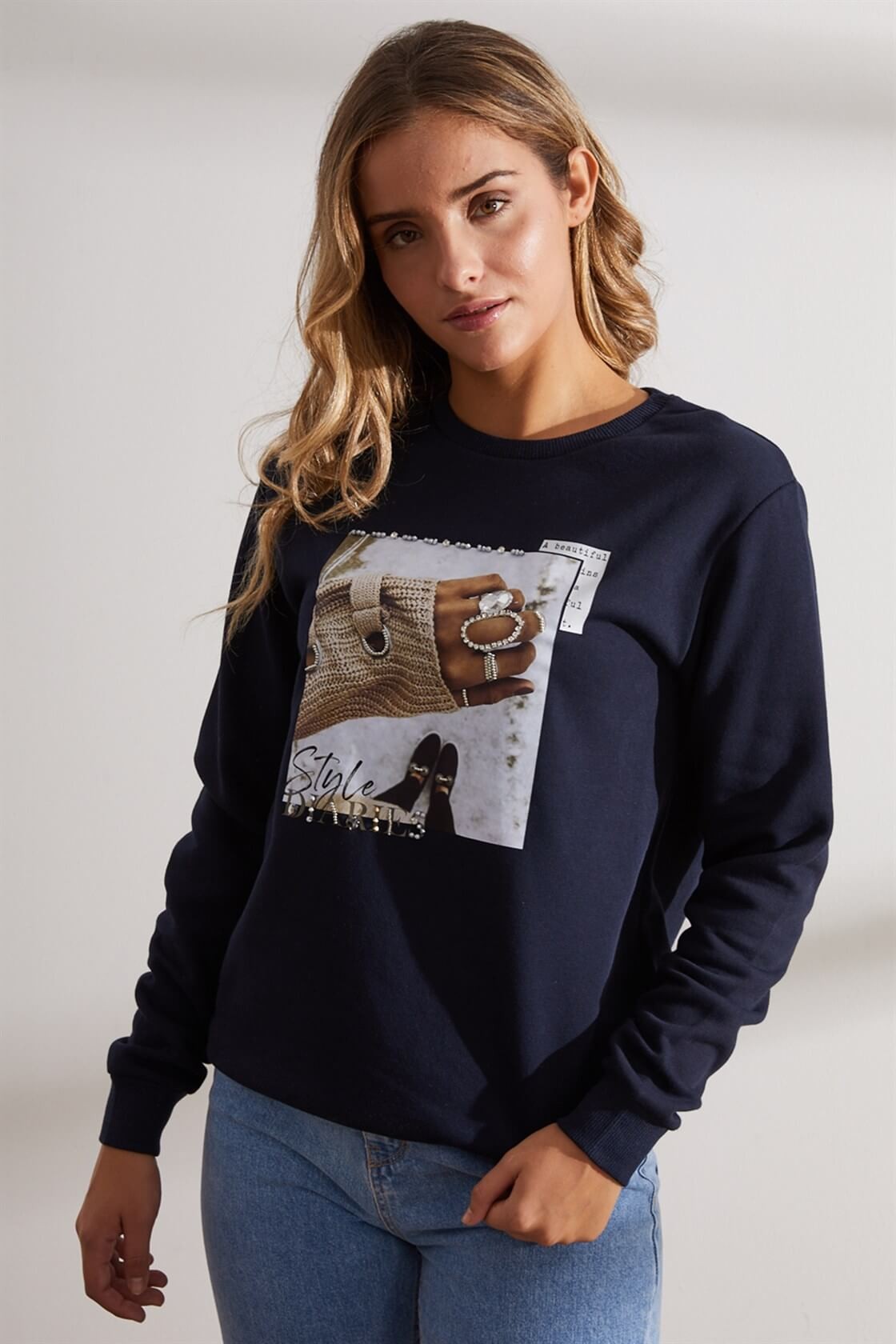 Lacivert 2YB4CSS0092 S-SHIRT