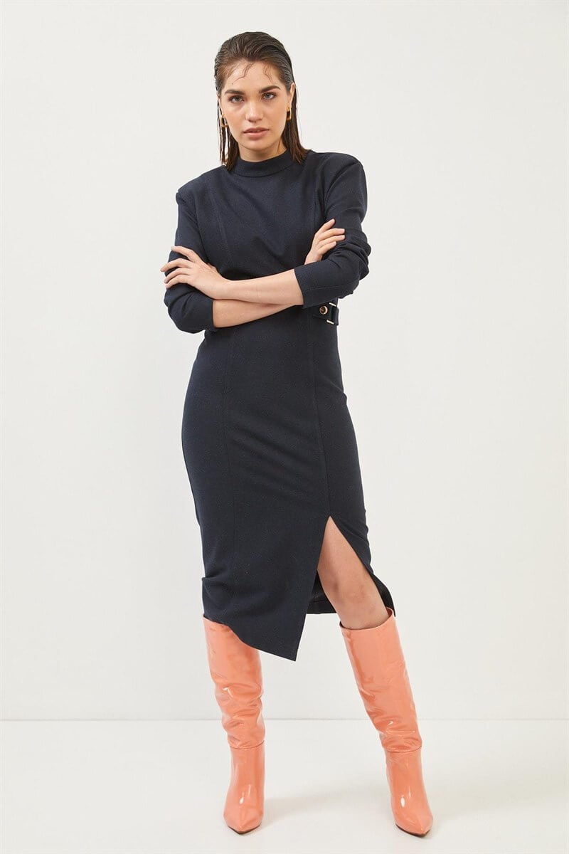 Lacivert 1YI4CEL1369 ELBİSE