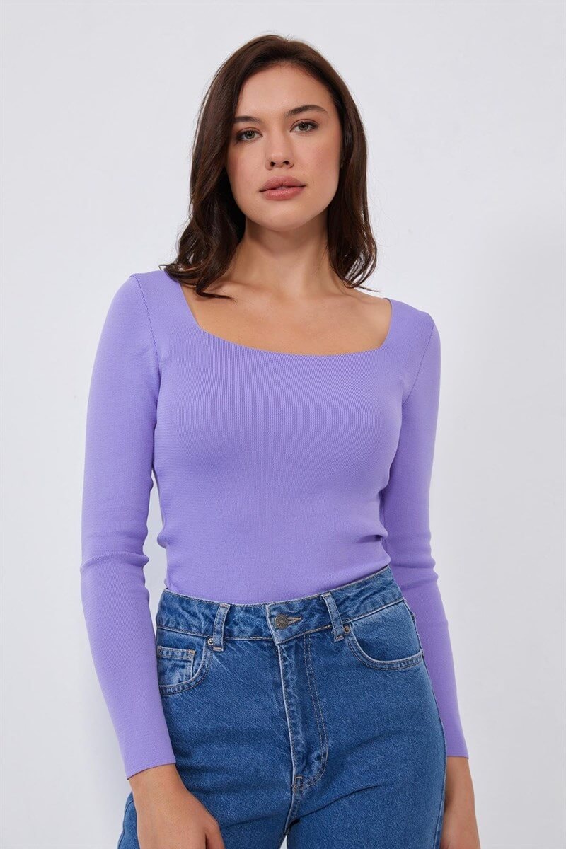 Lila 2YI4CTR0178 TRİKO