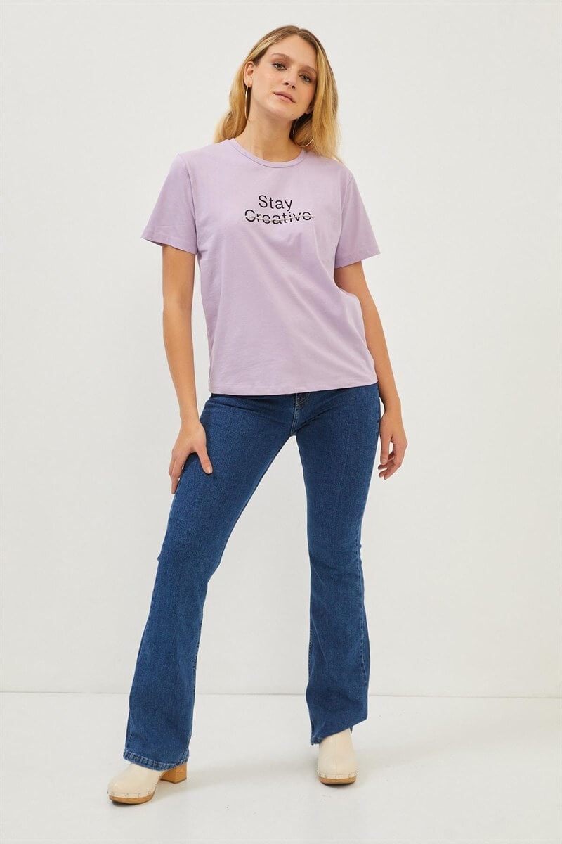 Lila 2YI2CTS0286 T-SHIRT