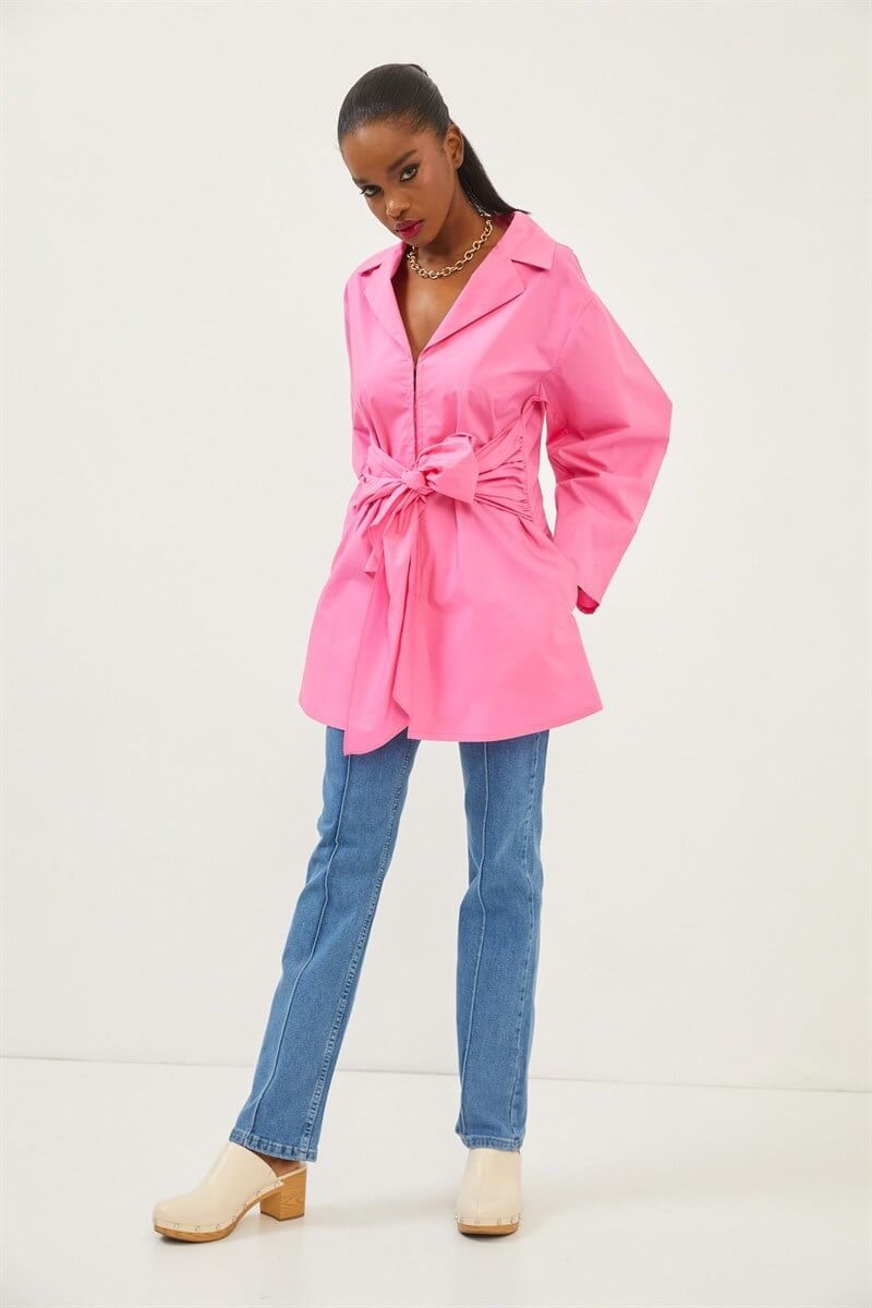 Pembe 1YI2CTN0157 TUNİK