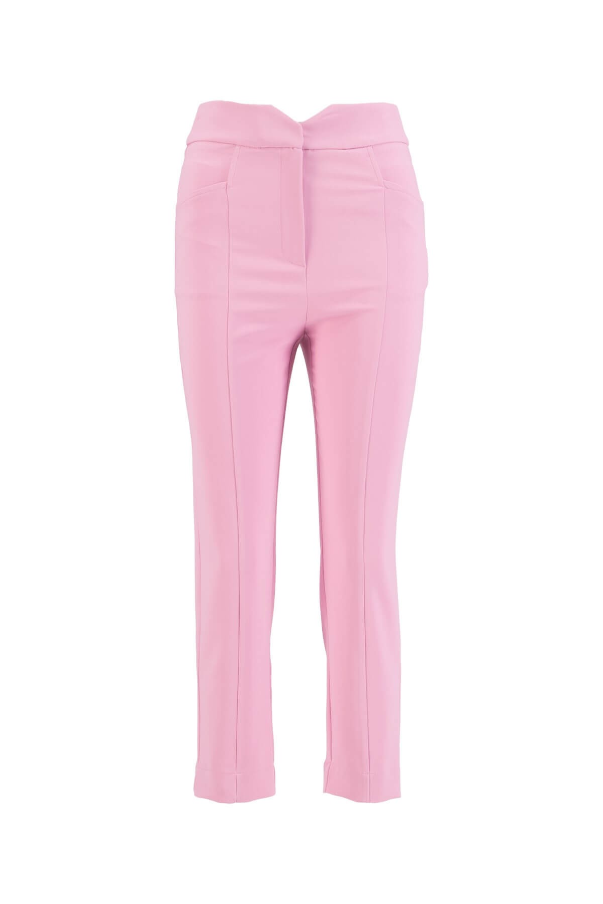 Pembe Yüksek Bel Kumaş PantolonST060S2038001