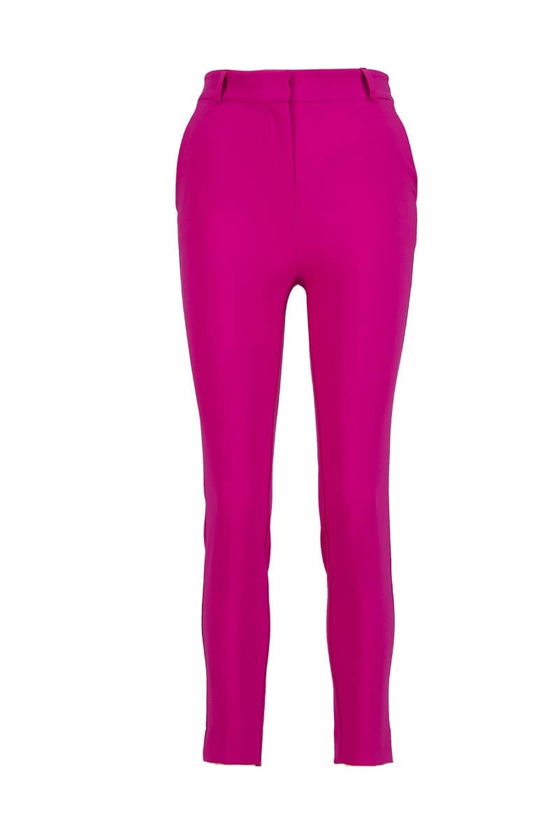 Pembe Yüksek Bel Kumaş PantolonST060S20001002