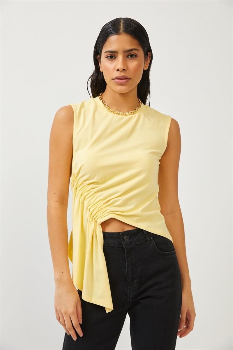 Sarı 1YI2CTS0257 T-SHIRT