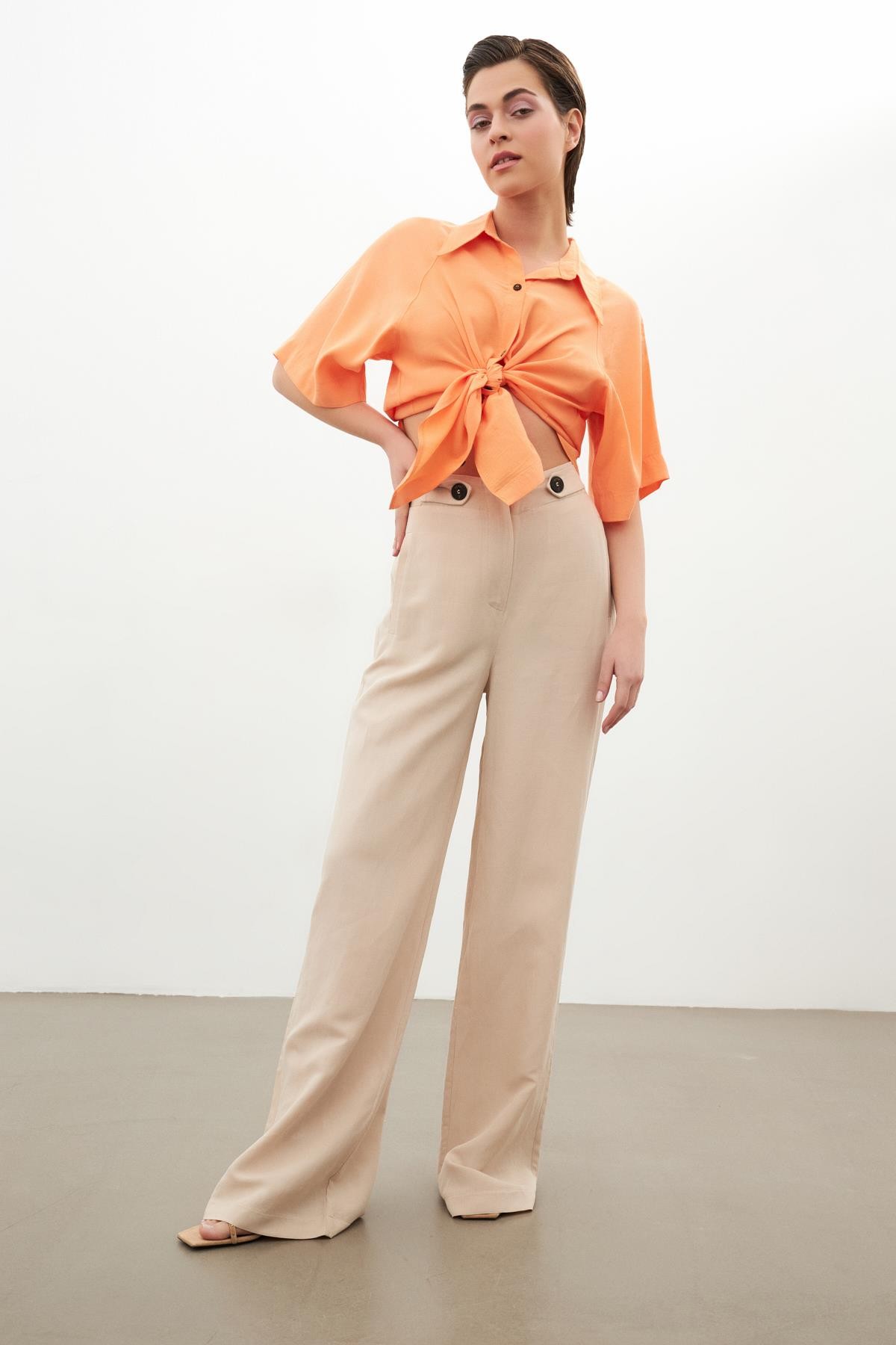 Bej 1YU2CPN0770 PANTOLON