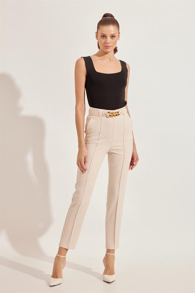 Bej 1YU2CPN0869 PANTOLON