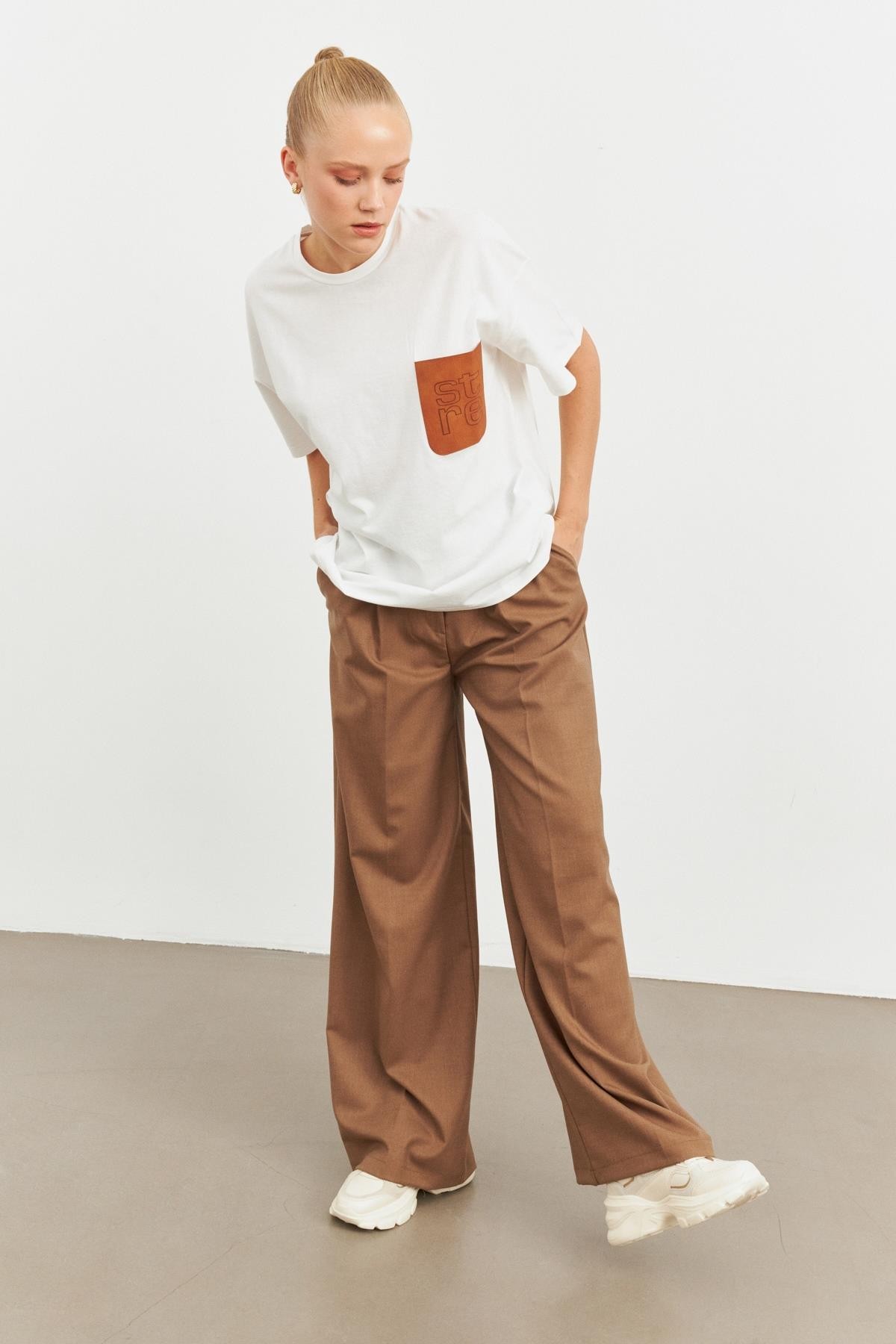 Ekru 2YD4CTS0317 T-SHIRT