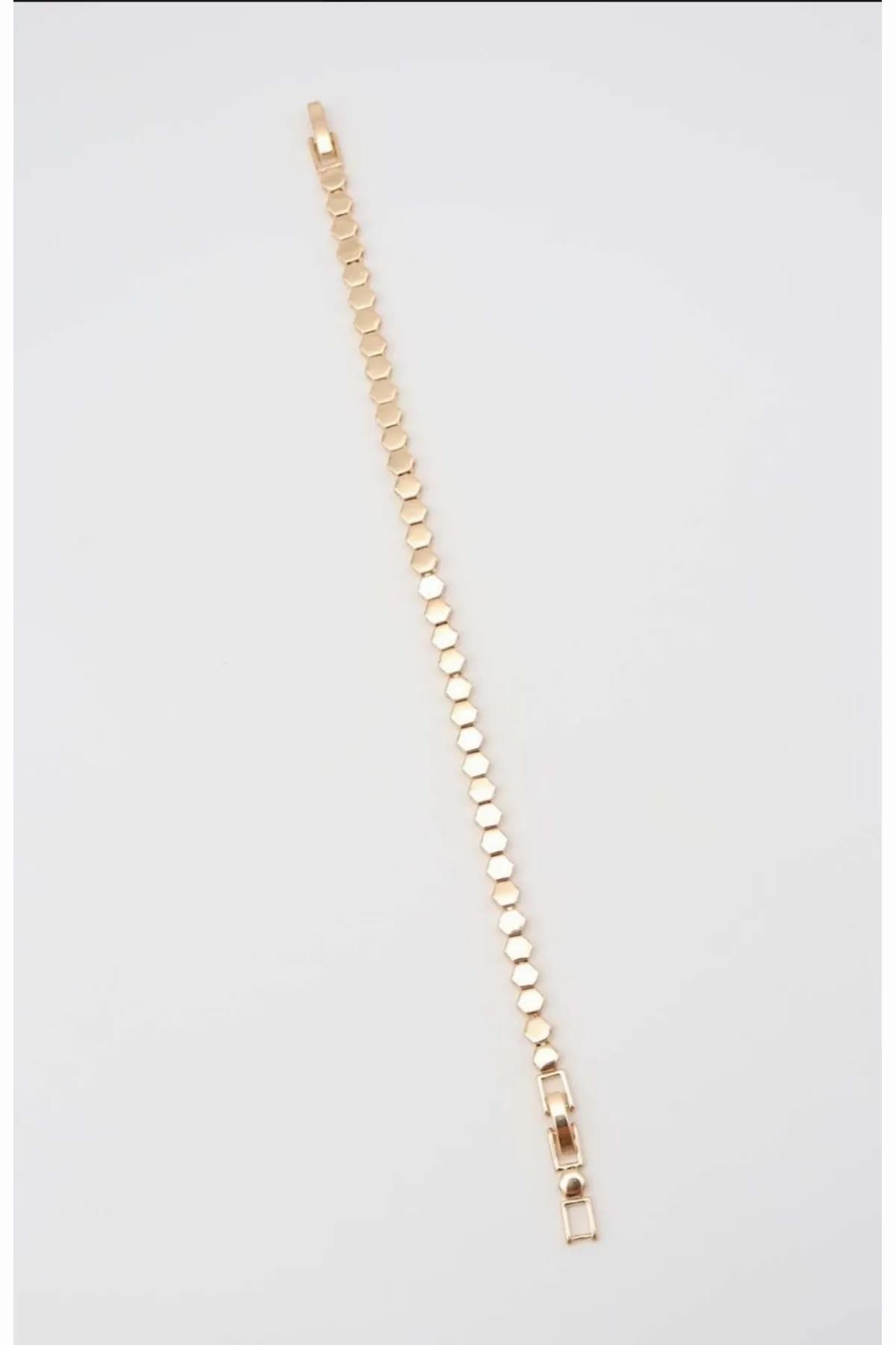 Ekru Vıp Seri Bee Model Rose Gold Bileklik 17+2cm Kadın Kategorisiz modelleri