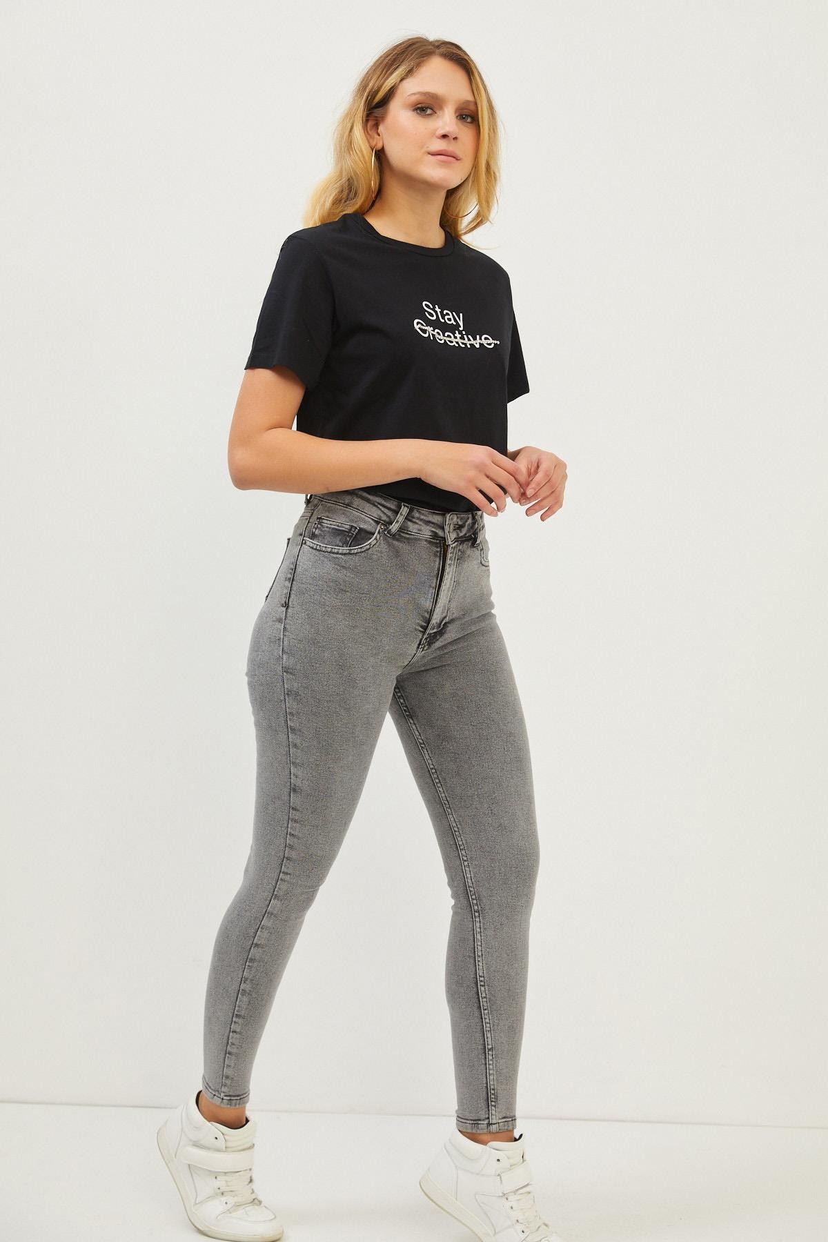 Gri 2YI2CPN0690 KOT PANTOLON