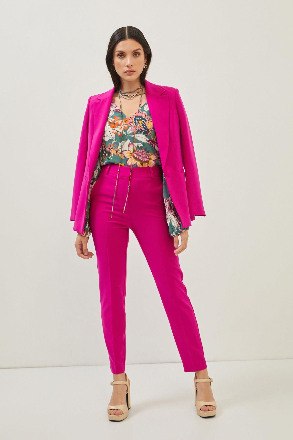 Orkide Blazer Ceket Pantolon Takım