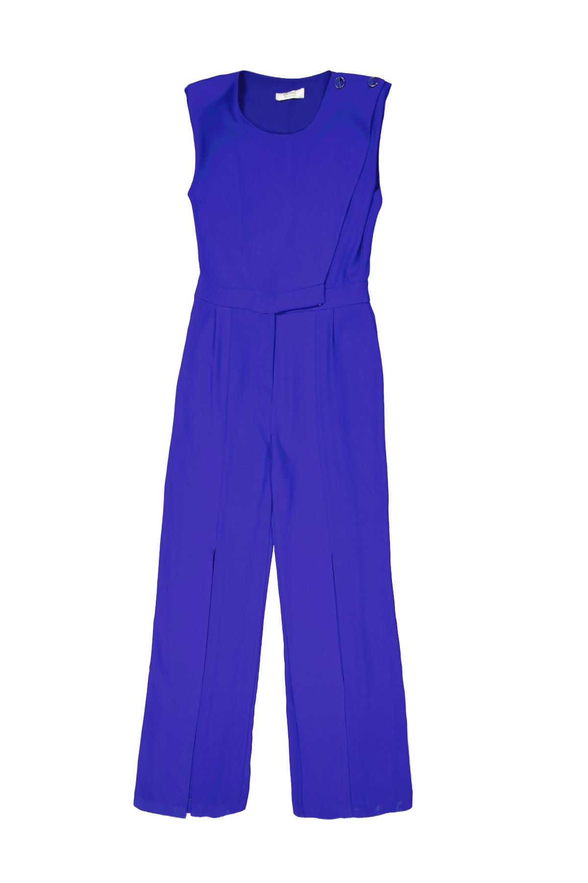 Saks Maxi Paça Vatkalı Tulum Kadın Tulum modelleri