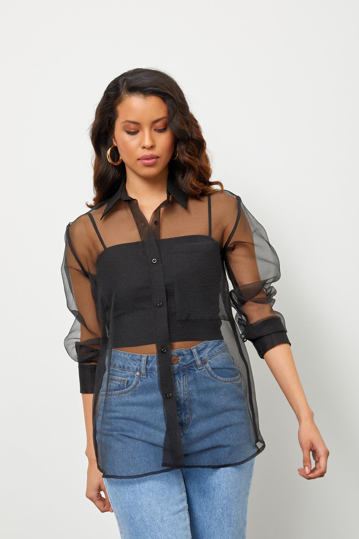 Black  Zipper Closure Fitting Trousers