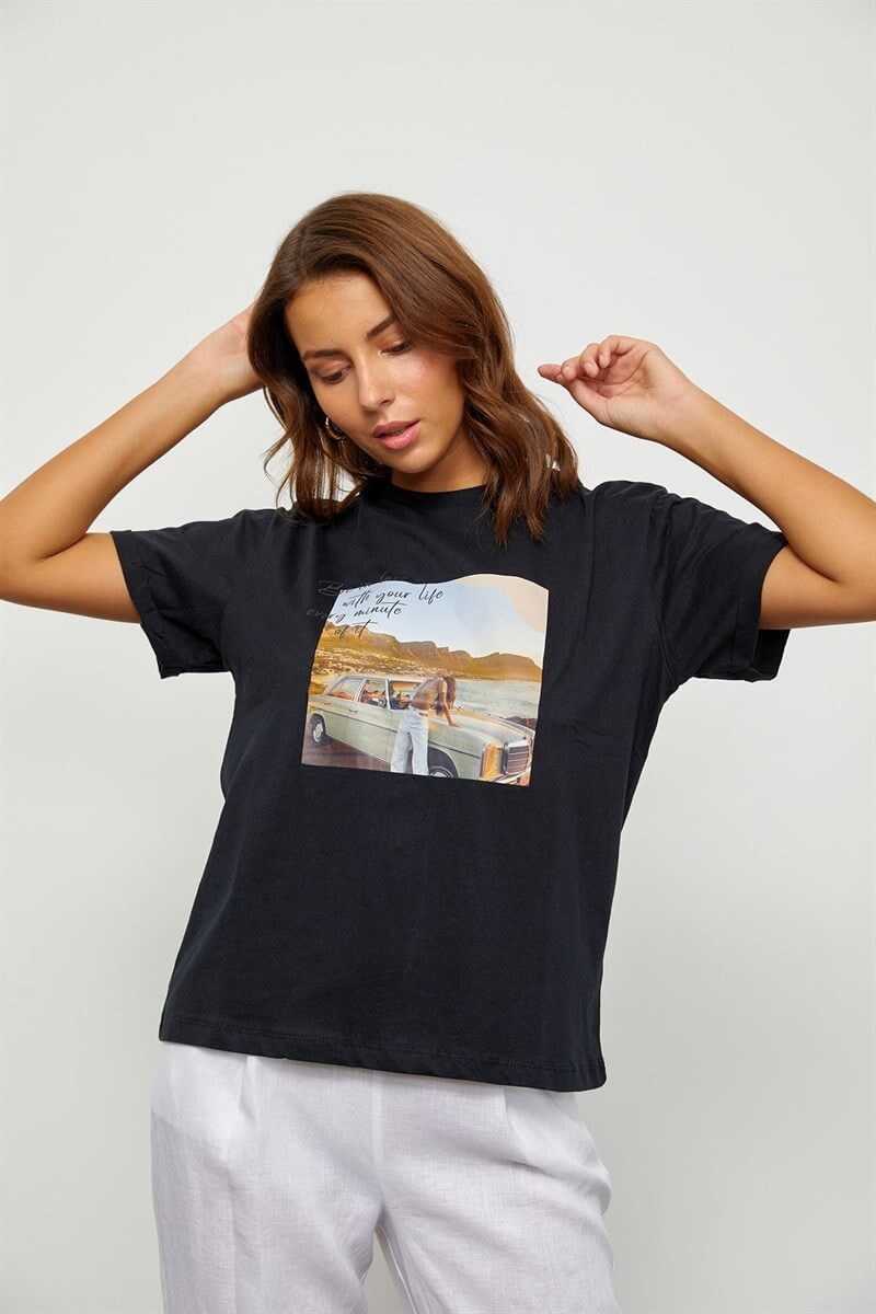 Siyah 2YB2CTS0200 T-SHIRT