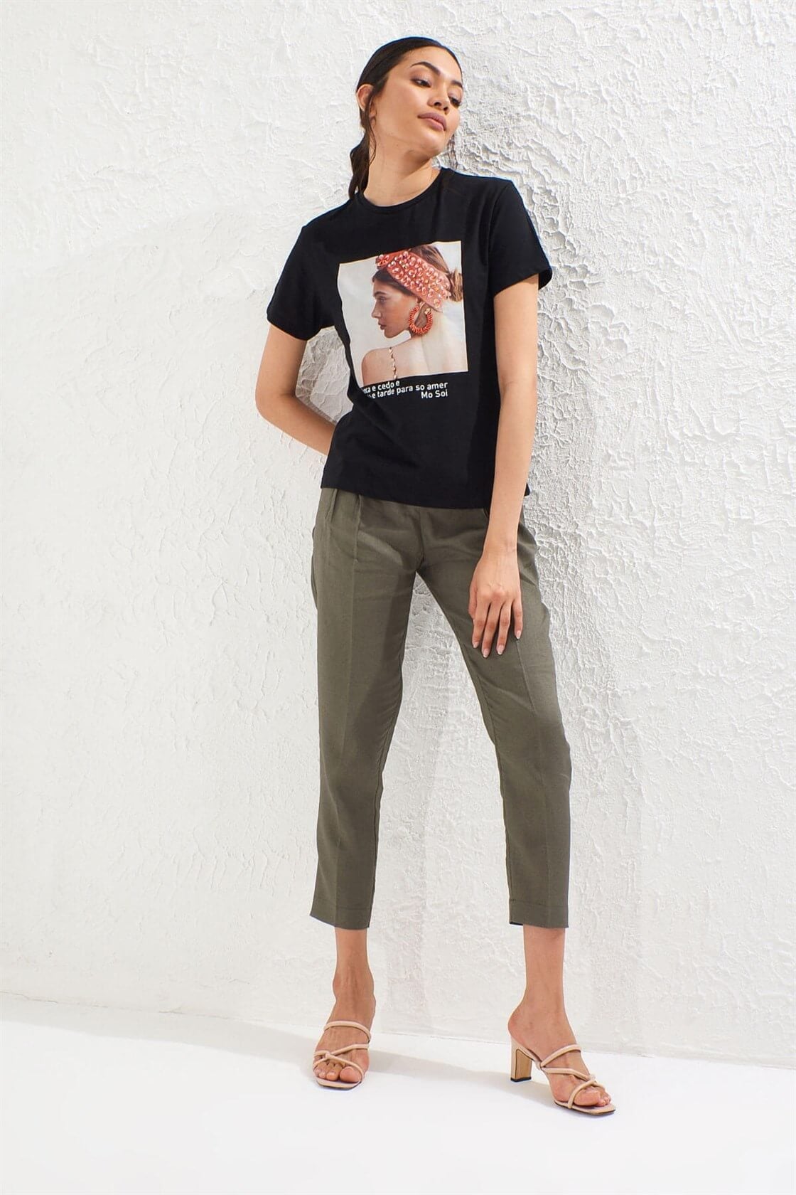 Siyah 2YM2CTS0123 T-SHIRT