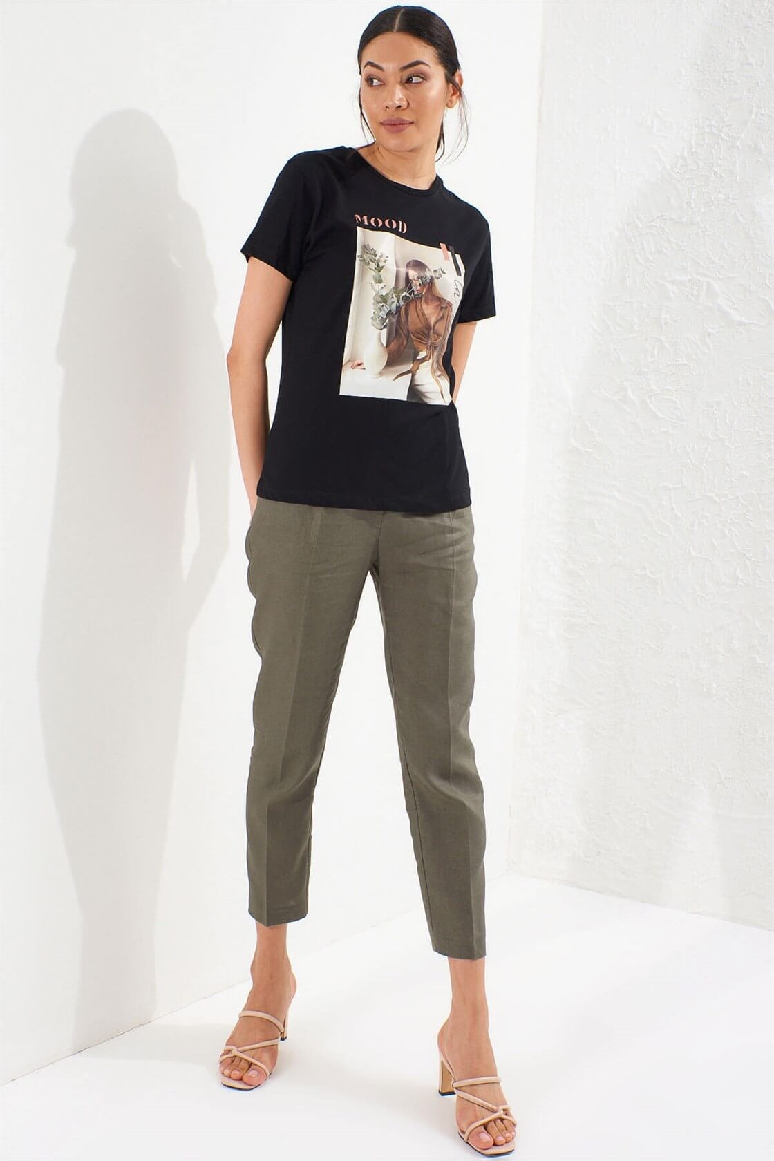 Siyah 2YM2CTS0151 T-SHIRT