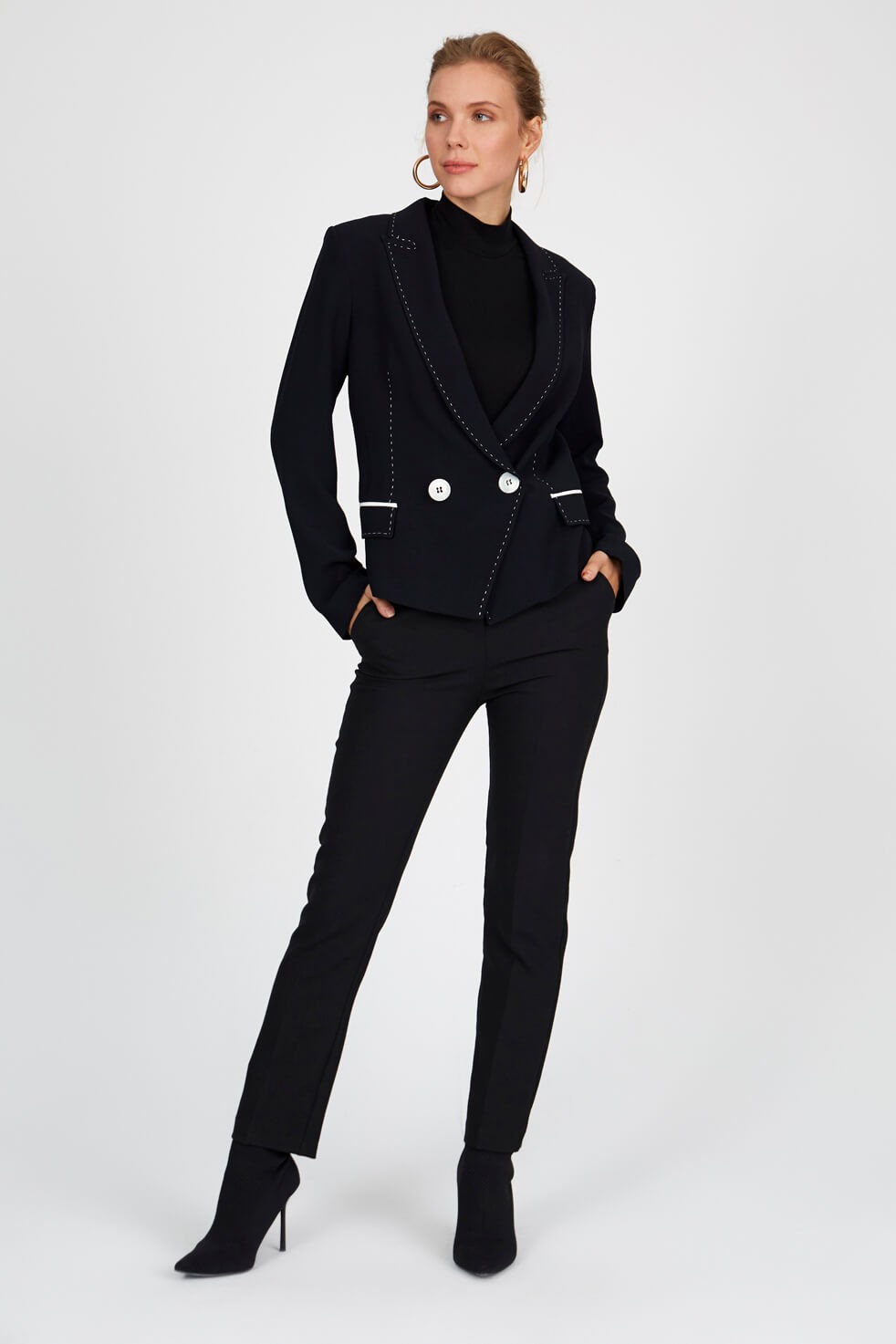 Siyah 4YM4CCK0070 BLAZER CEKET