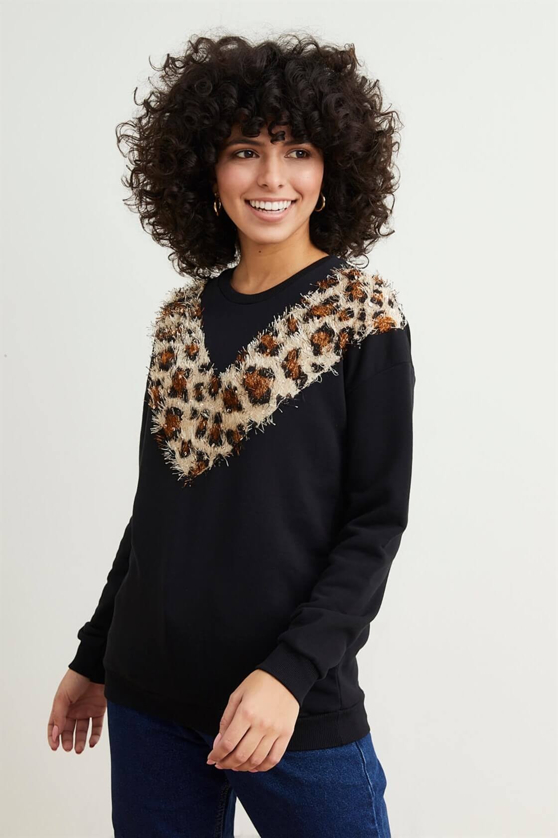 Siyah 2YM4CSS0049 S-SHIRT