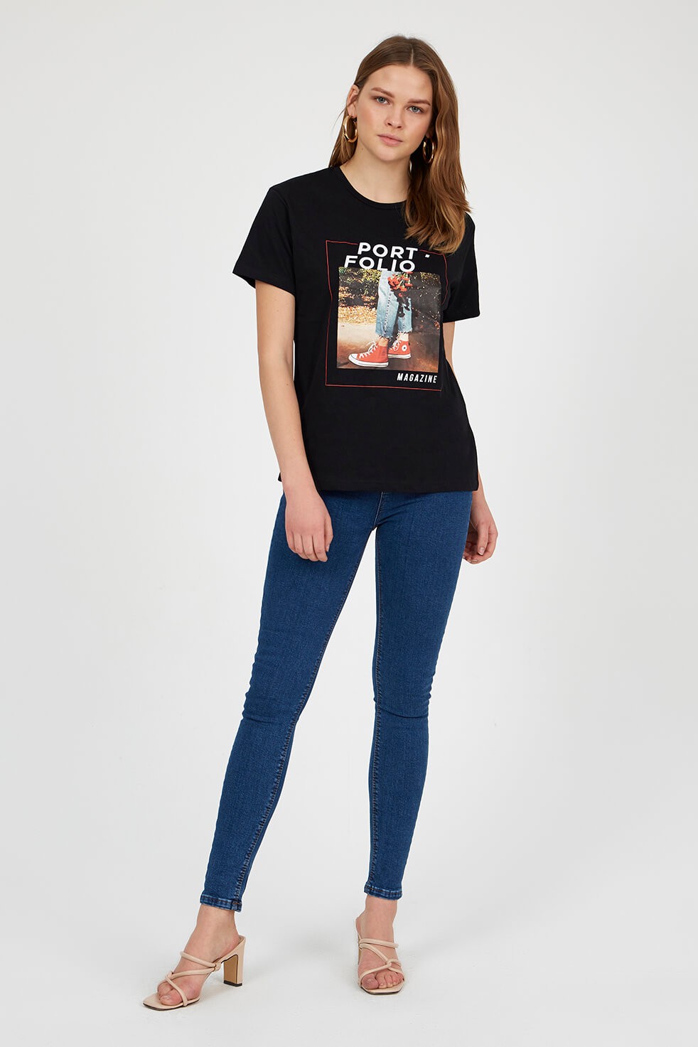 Siyah 2YM2CTS0114 T-SHIRT