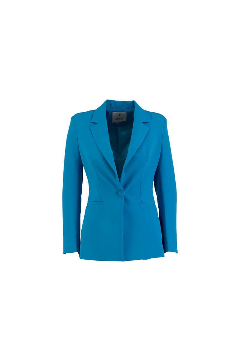 Turkuaz Blazer Ceket Pantolon TakımST050S60072003