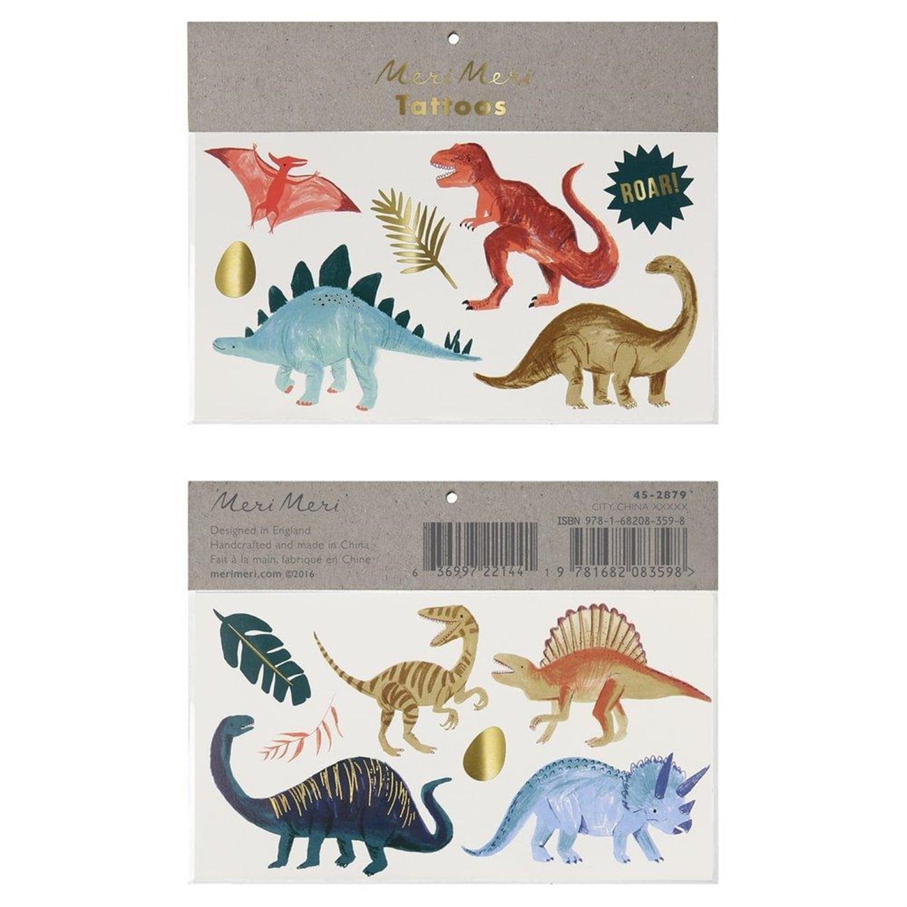 Dinozor Tattoos Geçici Dövmeler / Tattoos