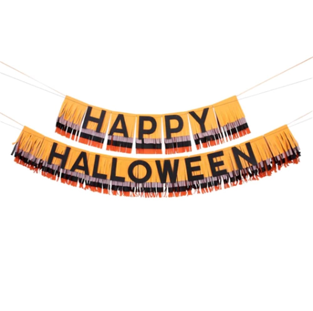 Halloween Püsküllü Asılan Süs Gizden Gelenler