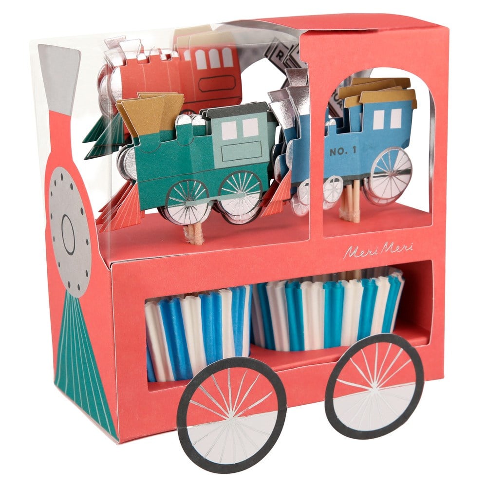 Tren Cupcake Kit (24'lü) Gizden Gelenler