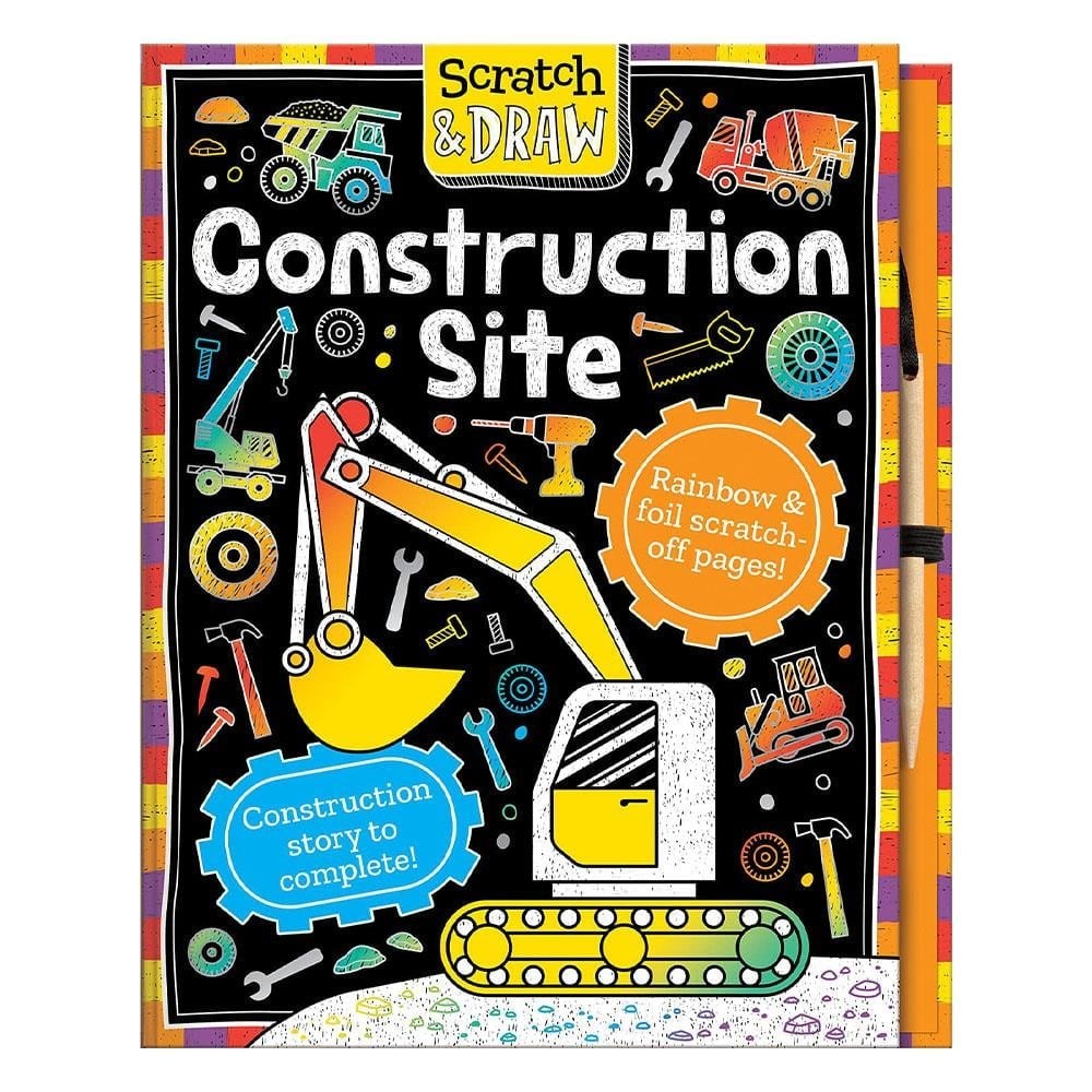 Scratch And Draw - Construction Site