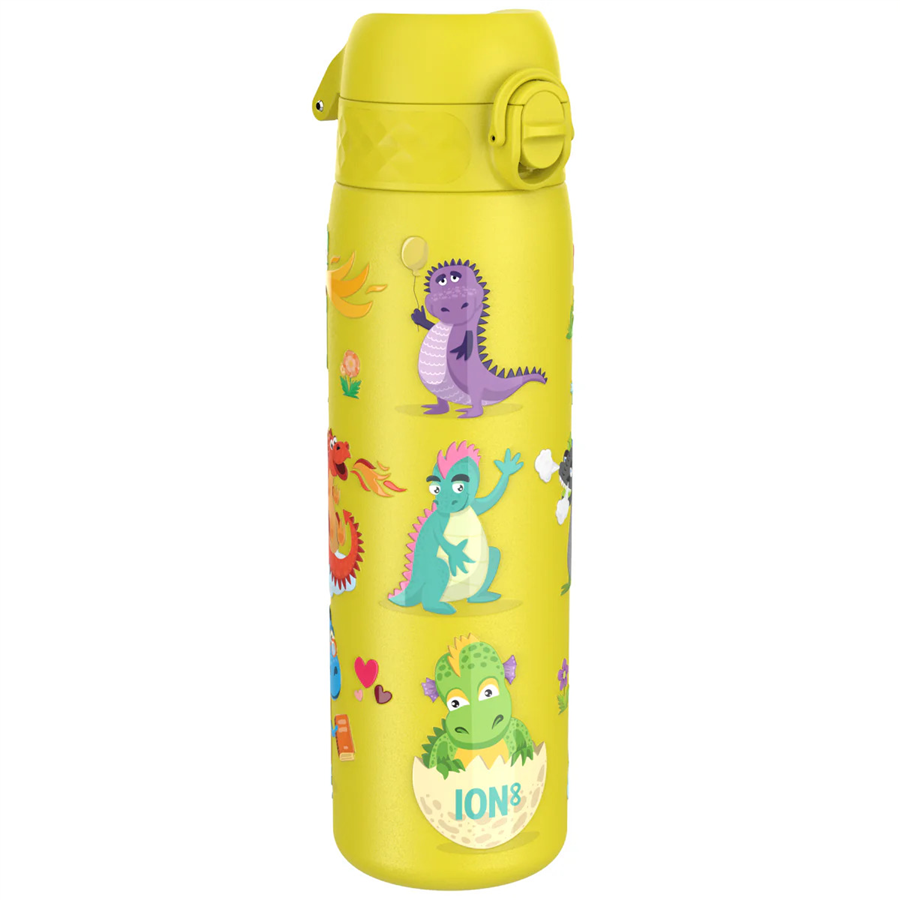 ION8ION8 - Paslanmaz Çelik İnce Suluk - Ejderhalar - 600 ml - SızdırmazI8SS600PYDRAG