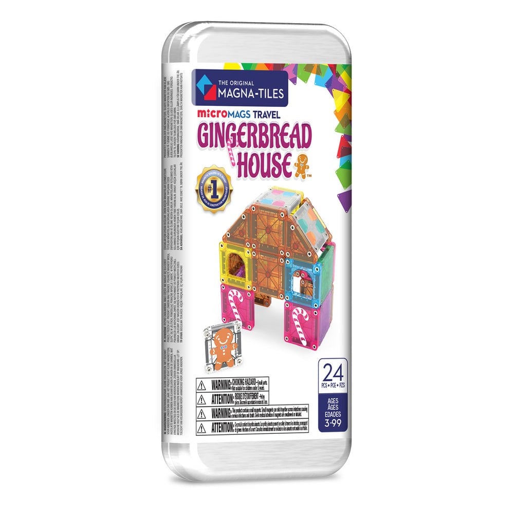 Magna-TilesMAGNA-TILES® - Travel Gingerbread House - MicroMAGS Seyahat Seti - 24 Parça262024GH