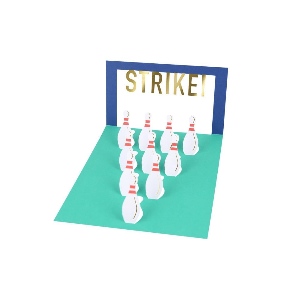 Meri MeriMeri Meri - Bowling Tebrik Kartı286665