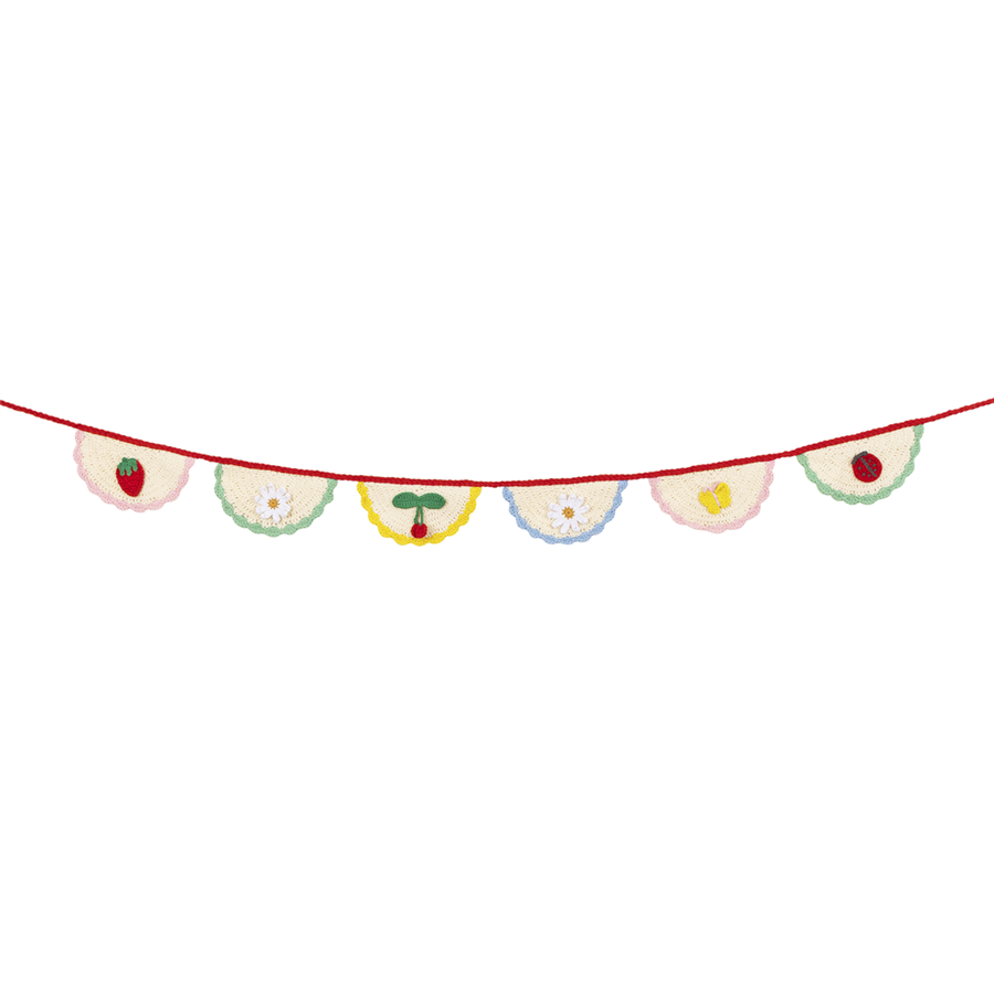 Meri MeriMeri Meri - Crochet Scalloped Garland - Tığ İşi Fiston Asılan Süs301875