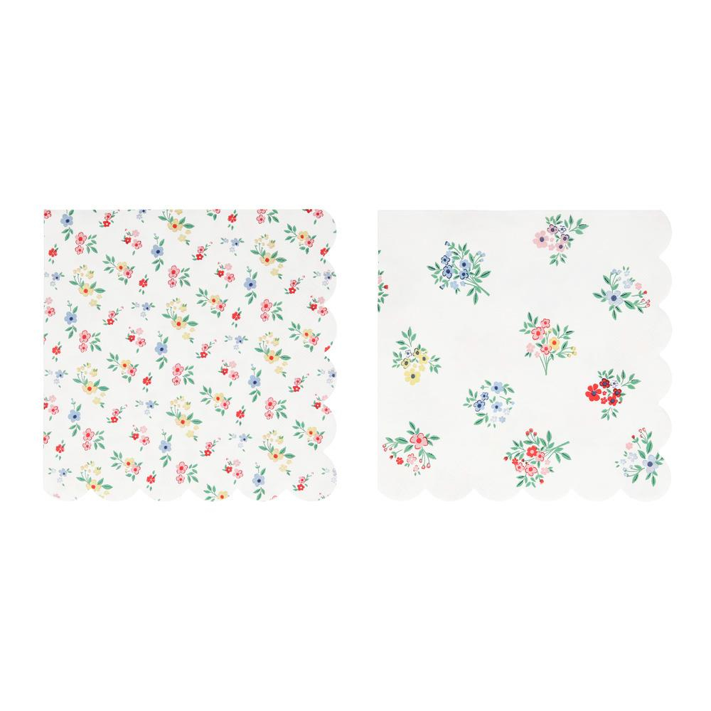 Meri MeriMeri Meri - Ditsy Posy Çiçekli Peçeteler - L - 16 Adet285900
