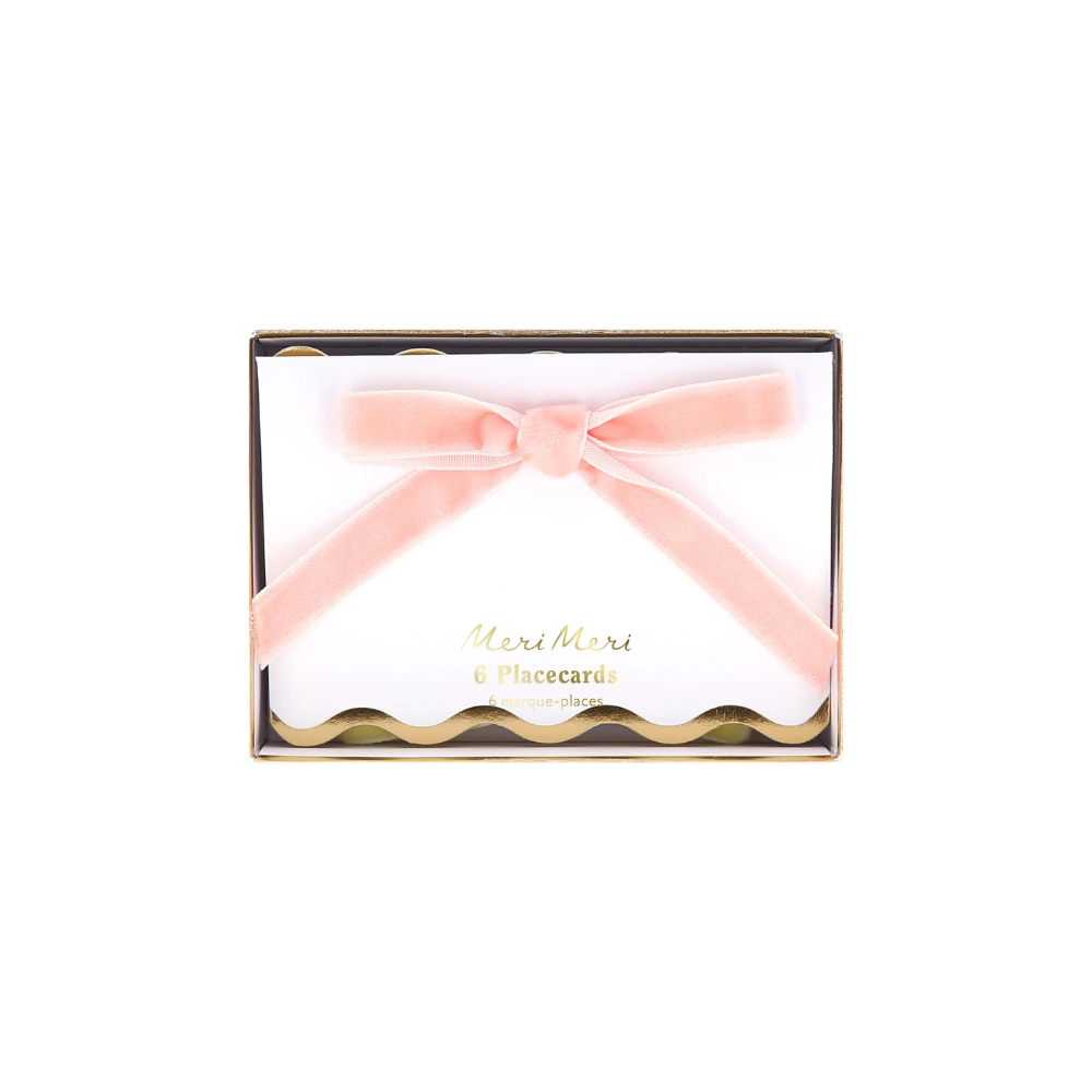 Meri MeriMeri Meri - Pastel Kadiye Fiyonklu İsim Kartları - 6 Adet289050