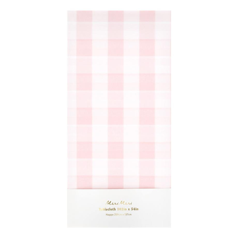 Meri MeriMeri Meri - Pembe Pötikare Kağıt Masa Örtüsü302595