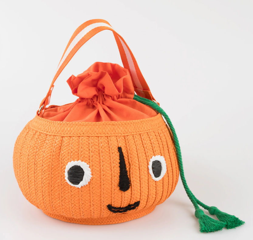 Meri MeriMeri Meri - Trick Or Treat Pumpkin Basket Bag - Cadılar Bayramı Şeker mi Şaka mı Çantası277700